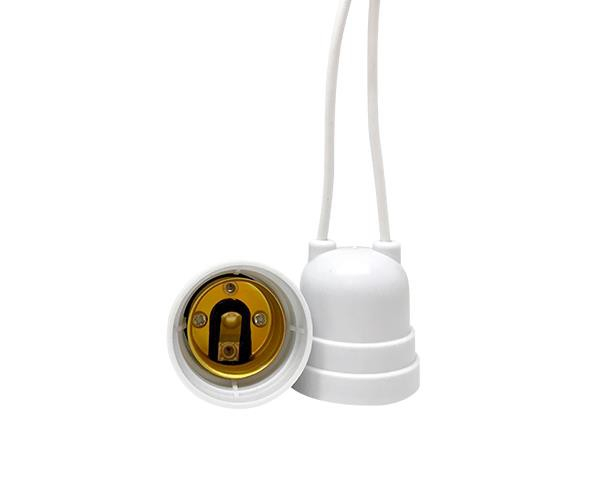 SOQUETE E27- C/ RABICHO-TERMOP. BCO 4A/0-250V - COD MT2083