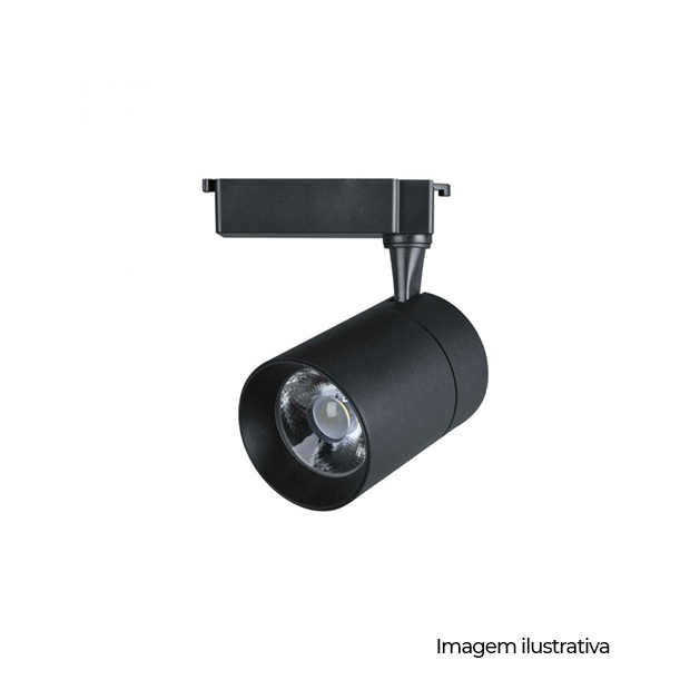 LED SPOT TRILHO ELEGANCE T1 PR BR6500K 30W BIV COD 251171375
