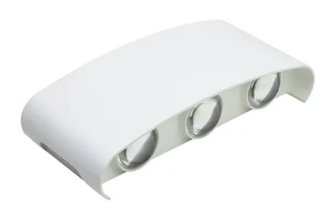 LUMINARIA ARANDELA LUMIER  DUBLIN | 6 FACHOS| IP65  6W 3000K BRANCA COD LU16008-BR