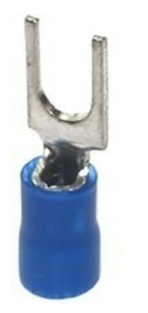 TERMINAL PRE ISOLADO GARFO M4 AZ 1,3-2,6MM - COD FR2479-C