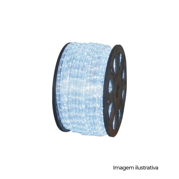 MANGUEIRA 2F LED HORIZONTAL S/ RABICHO 13MM AZUL 127V 50M COD 141.09.0124-0