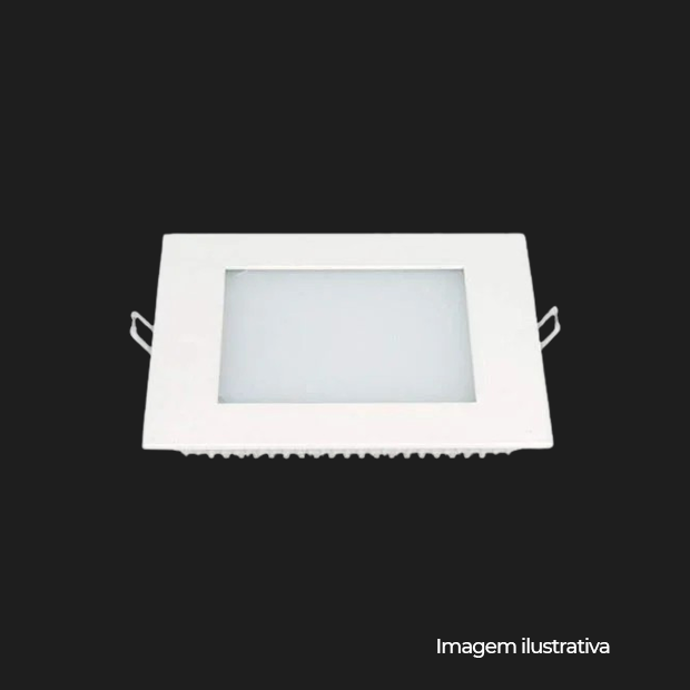 PAINEL LED 3W LUX QUADRADO EMBUTIR 6500K-7897079081169 COD 15090174