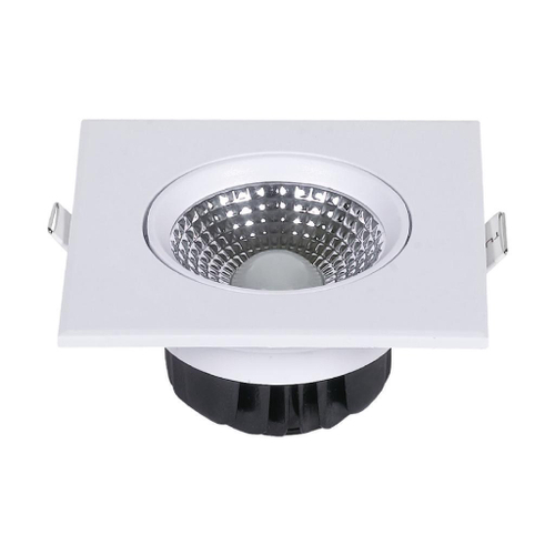 SPOT LED PP 5W QUADR. 6500K COD 148160033