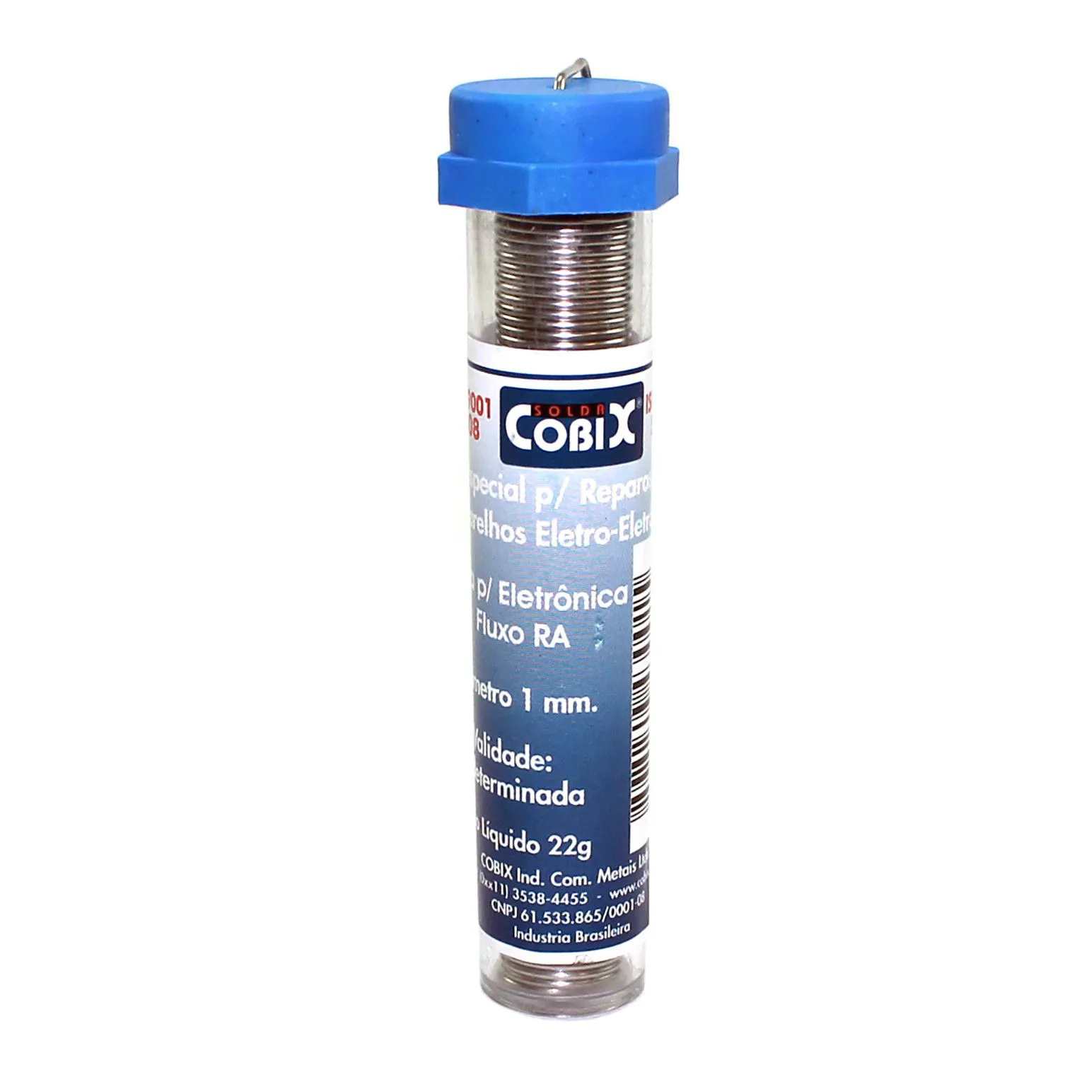 SOLDA COBIX AZ LIGA 63X37 1MM TUBINHO 22G - COD 266015N