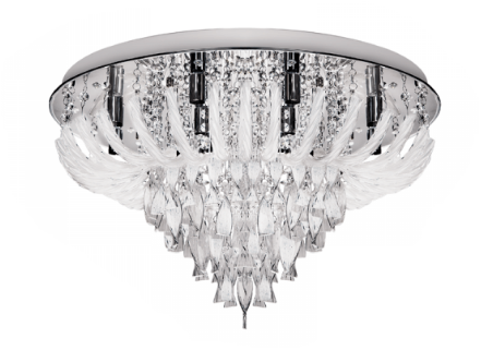 PLAFON INVULCANO LUCIIN ESTRUTURA CROMADA LAM 12 G9/40W LED - COD TS090/L