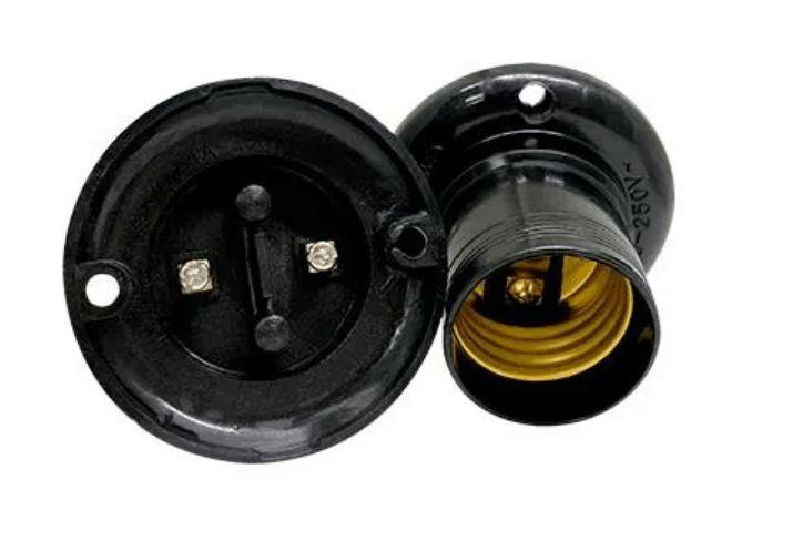SOQUETE E27- FIXO DE TETO TERMOP. PTO 4A/0-250V COD MT2205