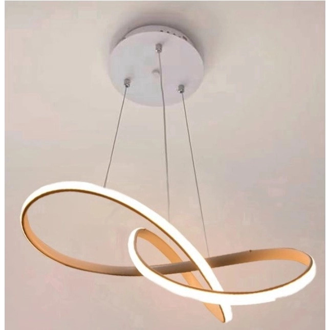 LUSTRE FLAT RETORCIDO 48W LED 3000K BIVOL