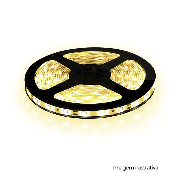 FITA DE LED 5050 NEUTRO 12V 2700 K C/SILICONE - COD 980
