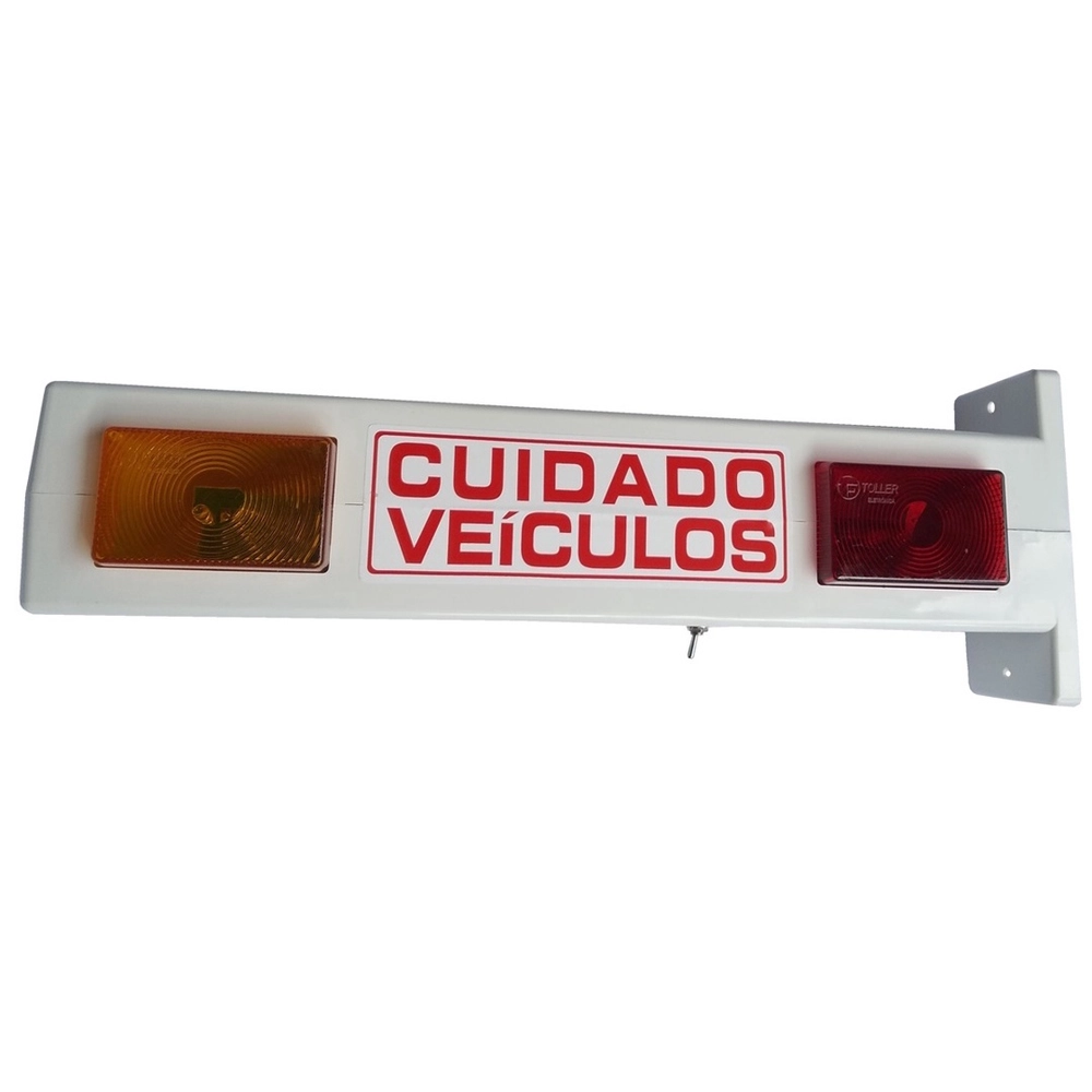 SINALIZADOR DE GARAGEM ENTRADA/SAIDA BICOLOR 110/220V SONORIZADA - COD 1029