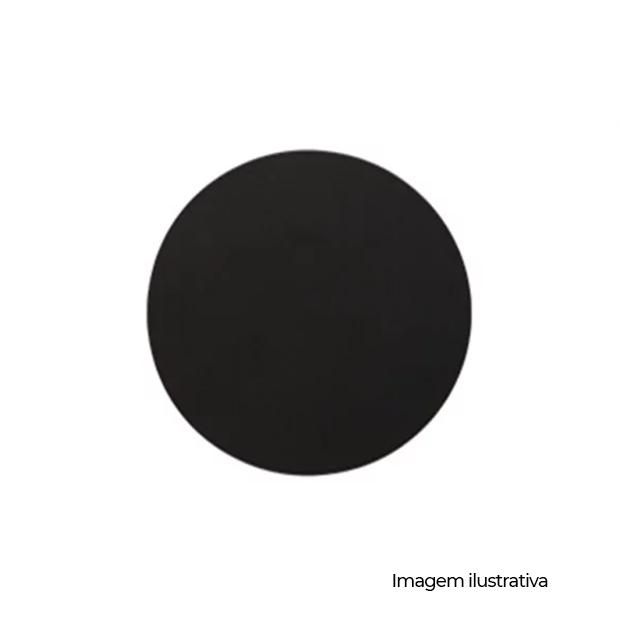 ARANDELA/PLAFON TASCHIBRA LUNA 150 10W 2700K LED PRETO FOSCO-DER/18 PRETO FOSCO - COD 04030033-18