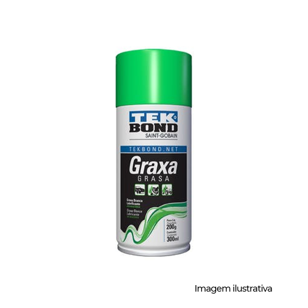 TEKSPRAY GRAXA BRANCA 200G/300ML - COD 21531000487