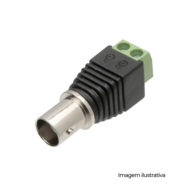 CONECTOR FEMEA BNC COM BORNE POWER TEC