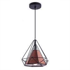 PENDENTE ARAMADO PIRAMIDAL 25CM PRETO CAFÉ  COD - 149260065