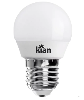 LAMPADA LED BOLINHA 4,8W 3.00K BIVOLT