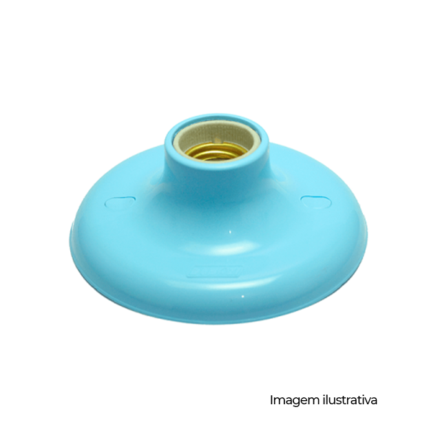 PLAFON P/ LAMP ELET 100W AZUL C20 - COD 7034