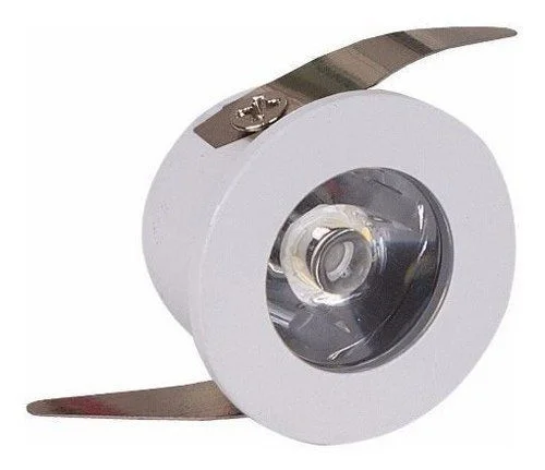 SPOT EMBUTIDO DE LED REDONDO 1W 6000K LED COB