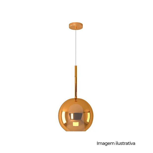 PENDENTE INSIDE20 1XG9 DOURADO - COD OR1255