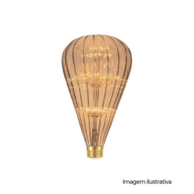 LAMPADA LED FIREWORKS VINTAGE BT125 AMBAR - COD 11080416