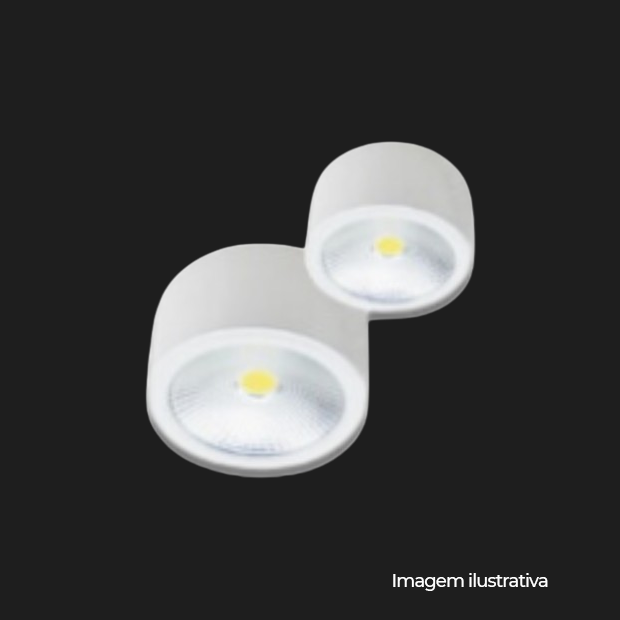 SPOT REFLEX SOBREPOR BRAN 10W 6000K 700L - COD 7147
