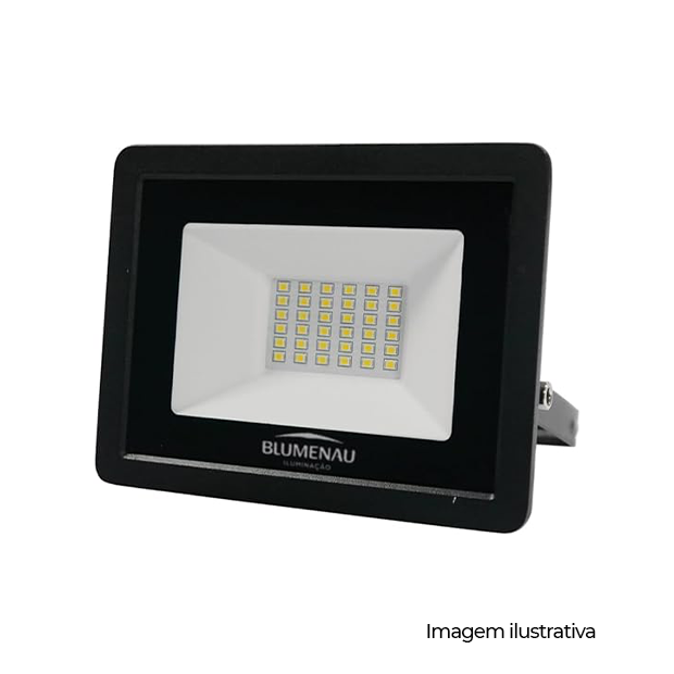 REFLETOR TECH LED IP65 ALUM BIVOLT 30W 6.500K - COD 76306000