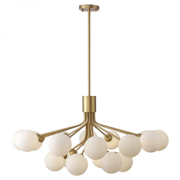 PENDENTE LUCIIN ESTRUTURA EM METAL OURO VELHO E CUP VIDRO BR - COD US017
