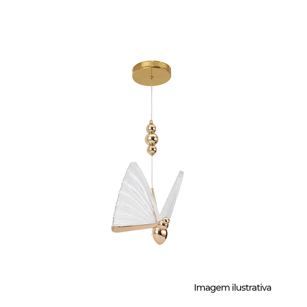 PENDENTE WING GOLD - COD P-WING-GOLD