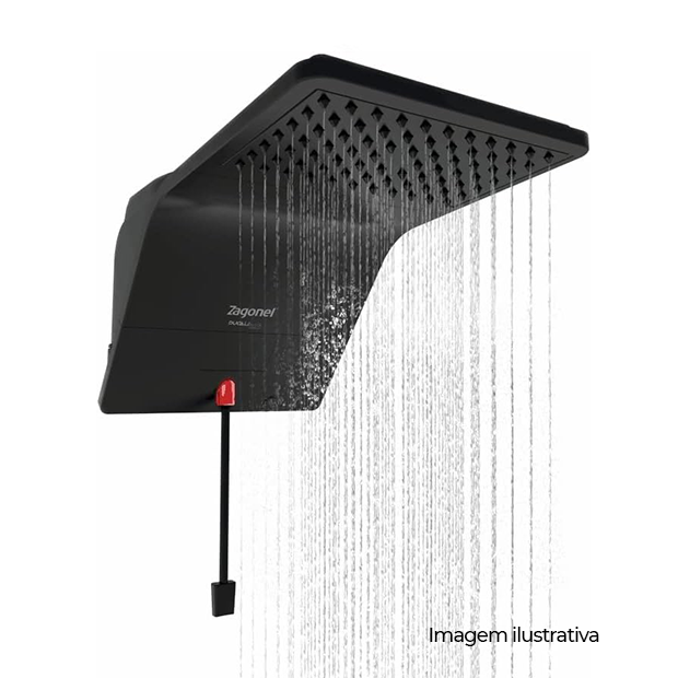 DUCHA DUCALI PREMIUM ELETRONICA 7500W 220V BLACK CX.PR COD DDPEL75220BL03
