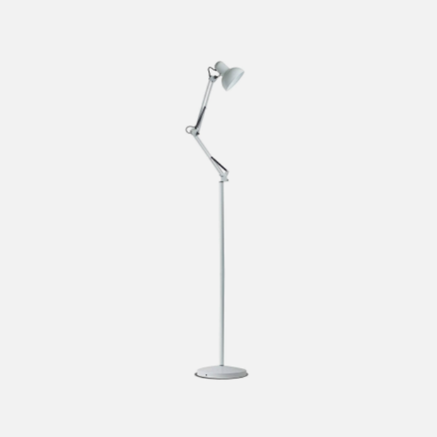 LUMINARIA DE COLUNA OFFICE LAMP E27 - BRANCO COD OL-B