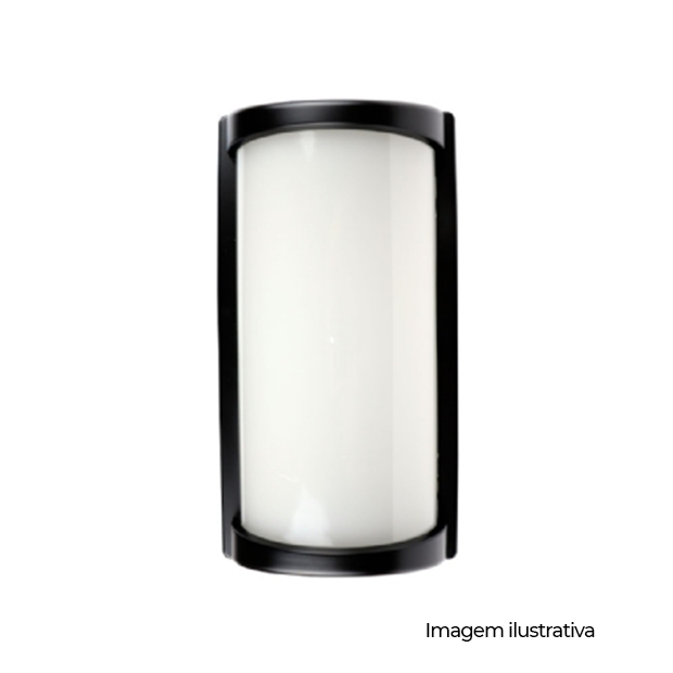 ARANDELA MURETTO 30W 6000K IP65 PRETA COD LM1395