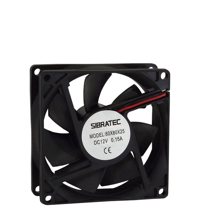 MICRO VENTILADOR 80 X 80 X 25MM 12VDC -SIBRATEC COD 010229