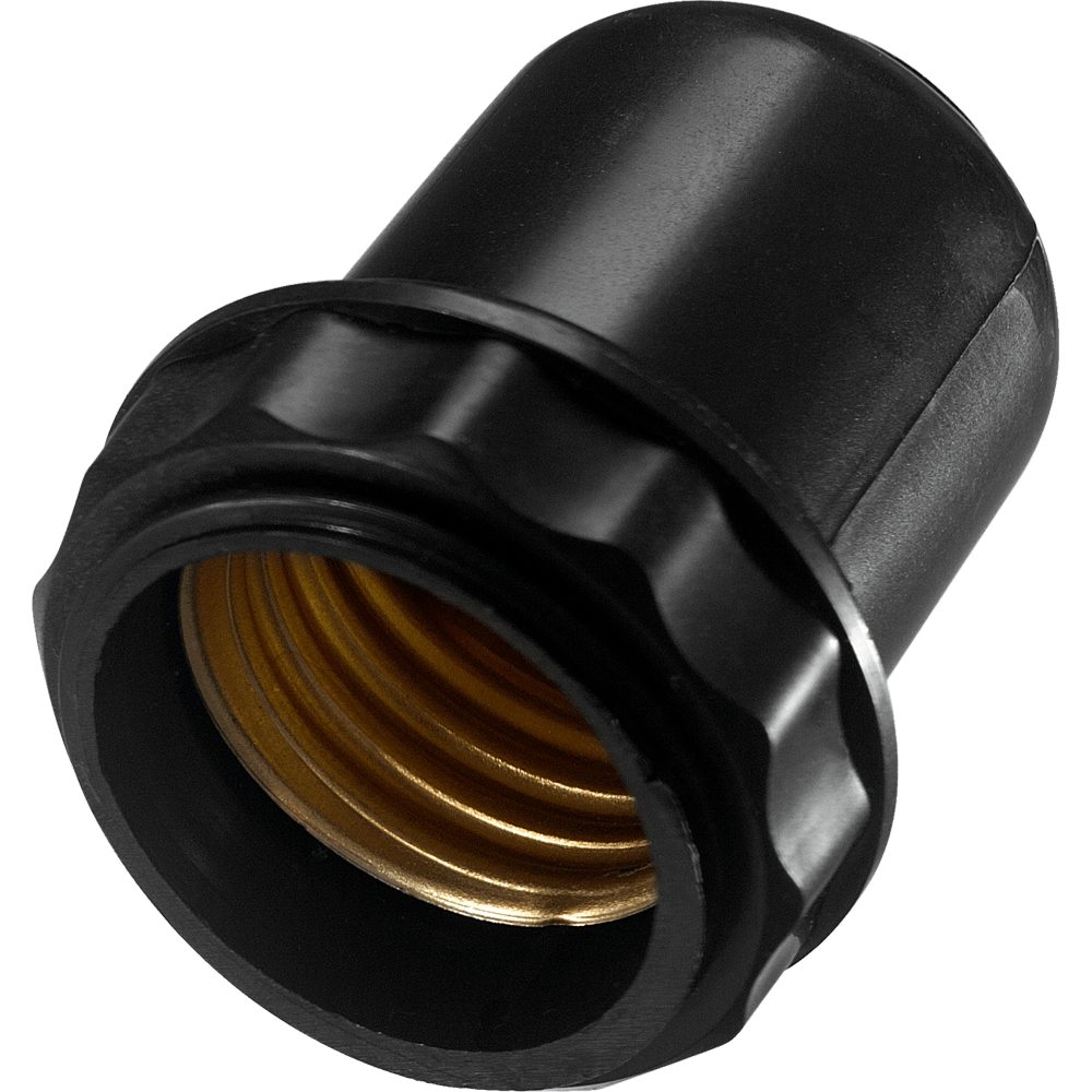 SOQUETE ABAJUR SBA 4A/250V PRETO - COD 30162