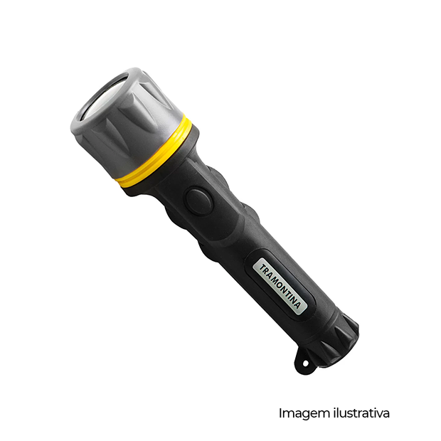LANTERNA PLASTICA PILHAS 2D CORPO INJETADO EM PP LAMPADA DE KRYPTON TENSAO 2.4V - COD 43757301
