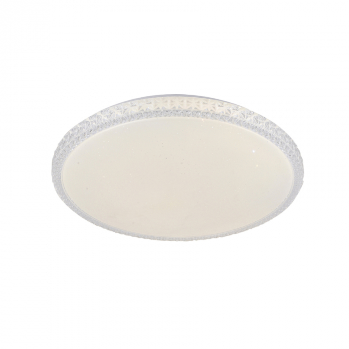 PLAFON FIANN REDONDO BRANCO 49CM 3000K E 6000K 48W - 4000K 96W  LY-8207AL - COD LY-8207AL BC