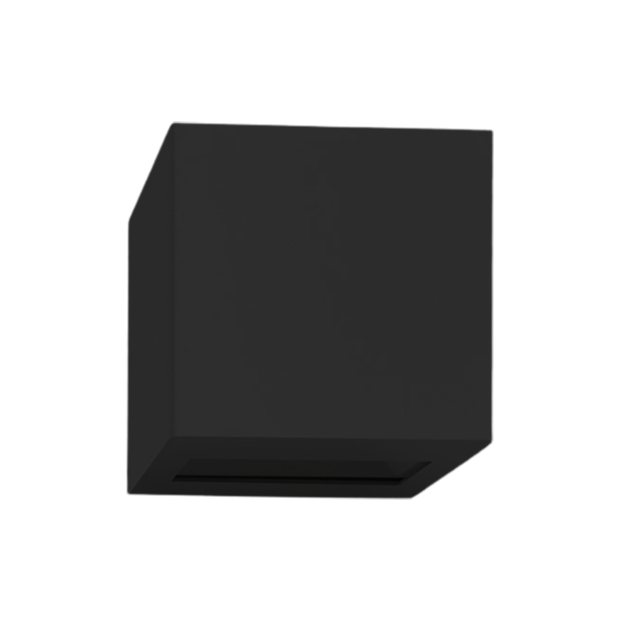 ARANDELA CUBO SLIM 1XG9 PRETA