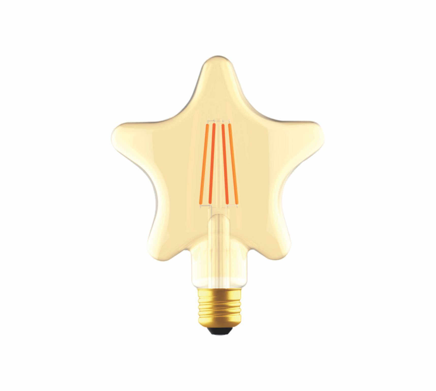 LAMPADA FILAMENTO LED S125 BULBO AMBAR 4W 2000K E27 - COD 180.06.0646-0