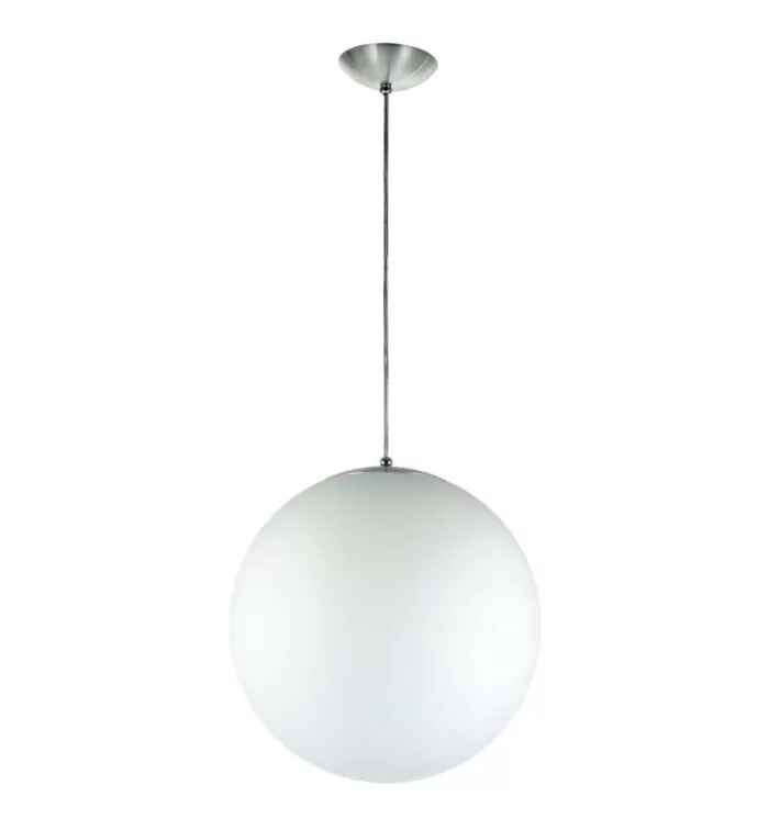 PENDENTE ESFERA 1L DIAM.30CM VID LEITOSO FOSCO