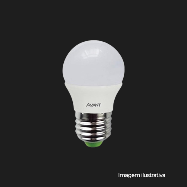 LAMPADA LED BOLINHA IN E27 BR6500K 4W BIVOLT MG350-C - COD 285190368