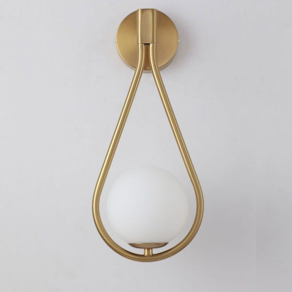 ARANDELA LUCIIN LAMP E27 - 40W / 6W LED OURO VELHO - COD US019