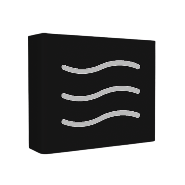ARANDELA BOX WAVE 1XG9 PRETA