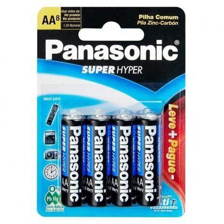 PILHA PANASONIC COMUM AA 4UN - COD 7619