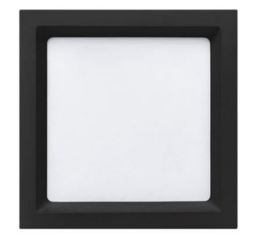 PAINEL DEEP LED PRETO 18W 1250LM QUADRADO 4000W STH8903PTO/40 COD 5014