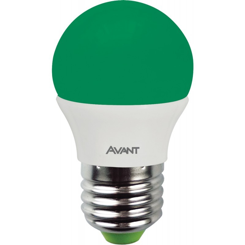 LAMPADA LED BOLINHA E27 4W BIVOLT VERDE - COD 168795370
