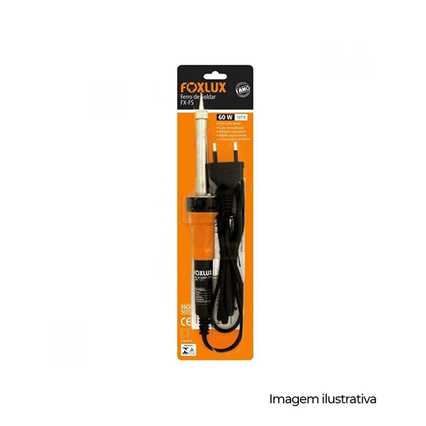 FERRO DE SOLDAR 60W 127V - COD 25.03