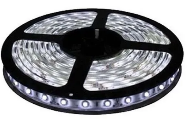 FITA LED 5050 5M 12V S/FONTE IP65 - BRANCO FRIO COD 241