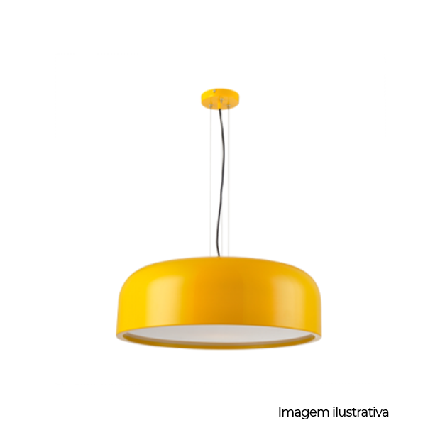 PENDENTE BACCINO 3XE27 AMARELO AÇO 489560002