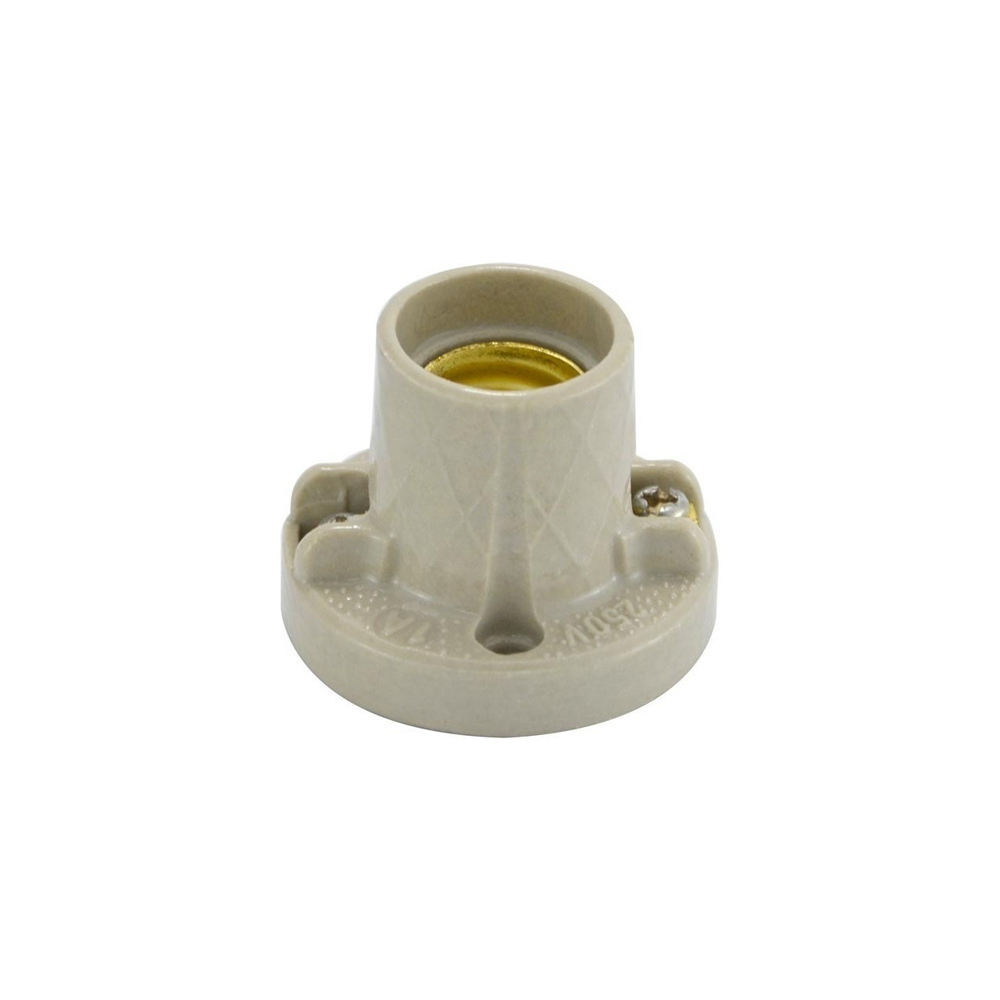 SOQUETE FIXO DE PORCELANA E14 - 4A / 250V - COD 7543