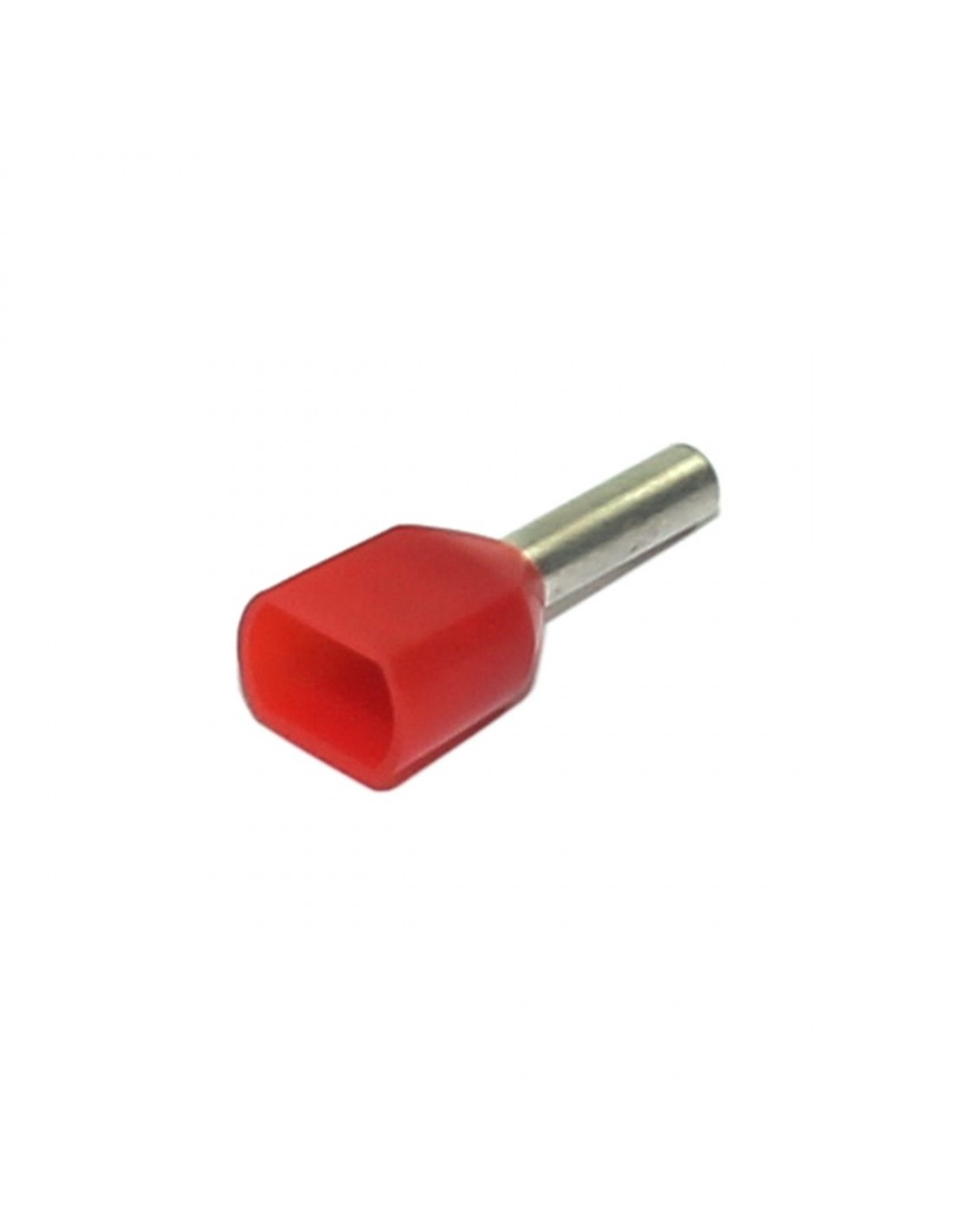 TERMINAL PRE TUBULAR DUPLO ISOL VERM 10MM - COD CT3911