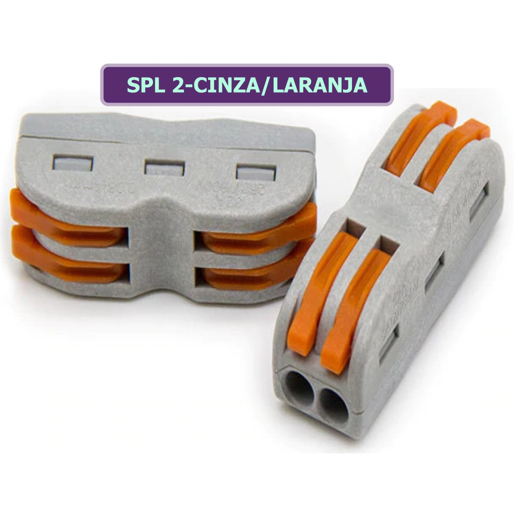 CONECTOR EMENDA 2 VIAS + 2 VIAS COD 2632