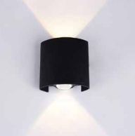 LUMINARIA ARANDELA LUMIER DECOR IP65 2W 3000K PRETO COD LU16006-PT