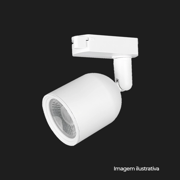 LED SPOT TRILHO ELEGANCE T1-BR-BR6500K-7W-BIV - COD 251061379
